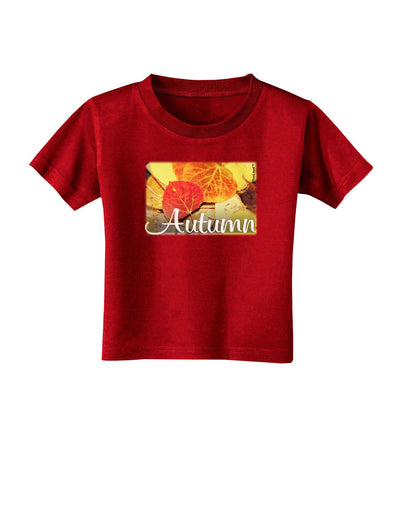 Colorado - Autumn Text Toddler T-Shirt Dark-Toddler T-Shirt-TooLoud-Red-2T-Davson Sales