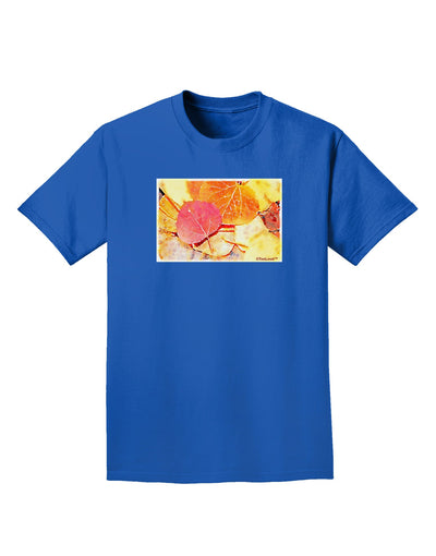 Colorado - Autumn WaterColor Adult T-Shirt-Mens T-Shirt-TooLoud-Royal-Blue-Small-Davson Sales