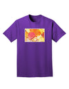 Colorado - Autumn WaterColor Adult T-Shirt-Mens T-Shirt-TooLoud-Purple-XXXX-Large-Davson Sales
