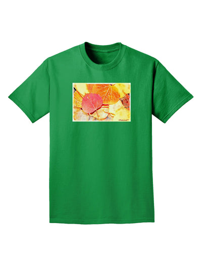 Colorado - Autumn WaterColor Adult T-Shirt-Mens T-Shirt-TooLoud-Kelly-Green-Small-Davson Sales