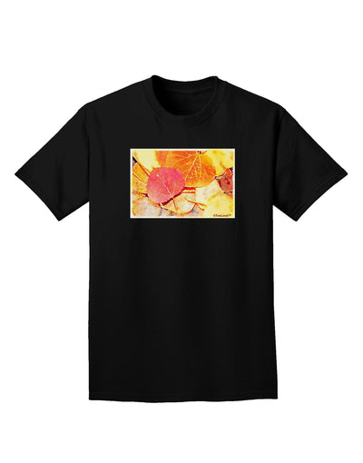 Colorado - Autumn WaterColor Adult T-Shirt-Mens T-Shirt-TooLoud-Black-Small-Davson Sales