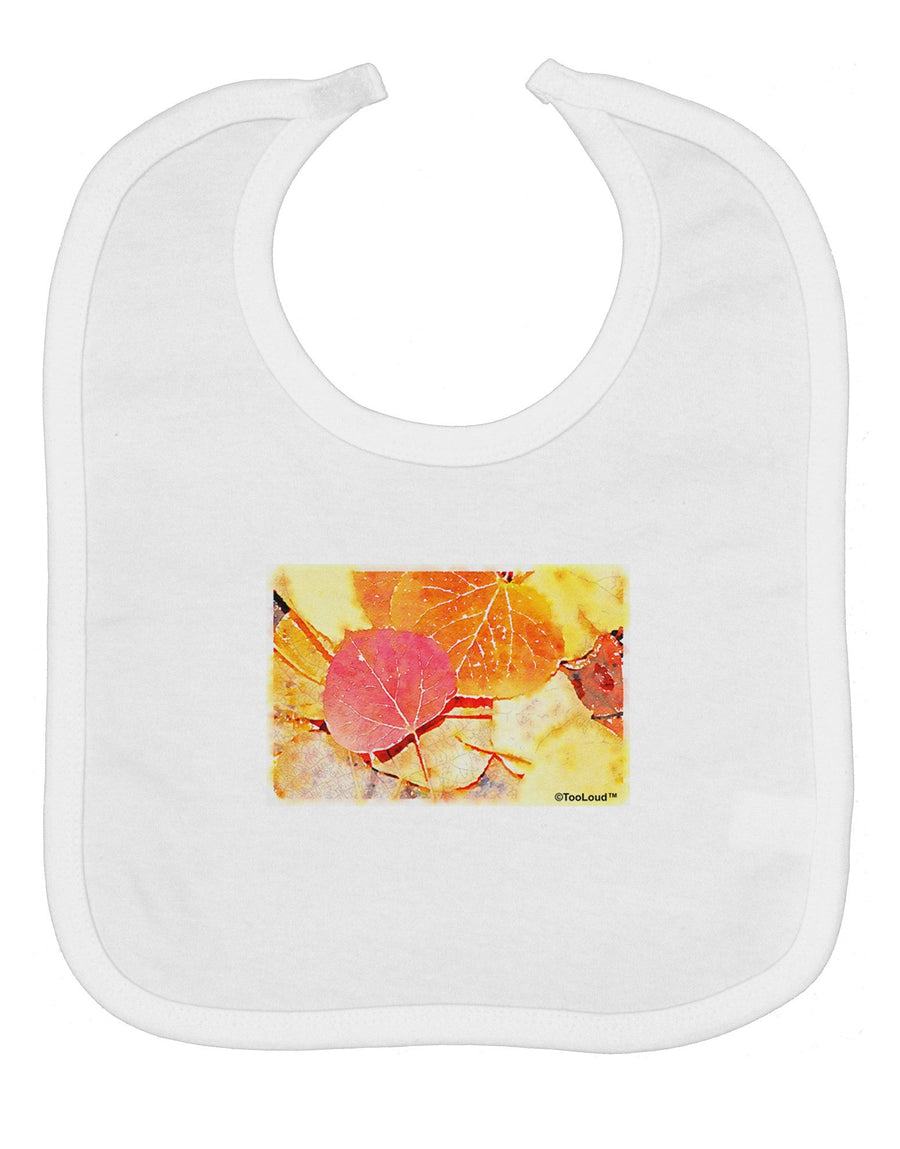 Colorado - Autumn WaterColor Baby Bib