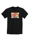 Colorado - Autumn WaterColor Text Childrens Dark T-Shirt-Childrens T-Shirt-TooLoud-Black-X-Small-Davson Sales