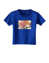 Colorado - Autumn WaterColor Text Toddler T-Shirt Dark-Toddler T-Shirt-TooLoud-Royal-Blue-2T-Davson Sales