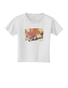 Colorado - Autumn WaterColor Text Toddler T-Shirt-Toddler T-Shirt-TooLoud-White-2T-Davson Sales