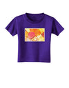 Colorado - Autumn WaterColor Toddler T-Shirt Dark-Toddler T-Shirt-TooLoud-Purple-2T-Davson Sales