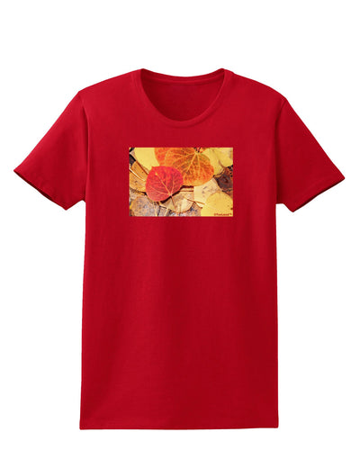 Colorado - Autumn Womens Dark T-Shirt-TooLoud-Red-X-Small-Davson Sales