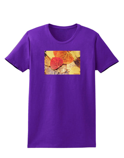 Colorado - Autumn Womens Dark T-Shirt-TooLoud-Purple-X-Small-Davson Sales