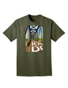 Colorado Bridge Text Adult Dark T-Shirt-Mens T-Shirt-TooLoud-Military-Green-Small-Davson Sales