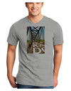 Colorado Bridge Text Adult V-Neck T-shirt-Mens V-Neck T-Shirt-TooLoud-HeatherGray-Small-Davson Sales