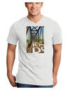 Colorado Bridge Text Adult V-Neck T-shirt-Mens V-Neck T-Shirt-TooLoud-White-Small-Davson Sales