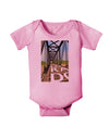 Colorado Bridge Text Baby Romper Bodysuit-Baby Romper-TooLoud-Pink-06-Months-Davson Sales