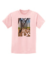 Colorado Bridge Text Childrens T-Shirt-Childrens T-Shirt-TooLoud-PalePink-X-Small-Davson Sales