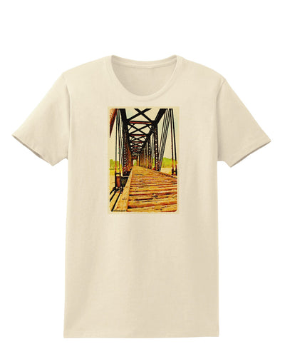 Colorado Bridge Watercolor Womens T-Shirt-Womens T-Shirt-TooLoud-Natural-X-Small-Davson Sales