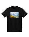 Colorado Fog Mountains Adult Dark T-Shirt-Mens T-Shirt-TooLoud-Black-Small-Davson Sales