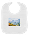 Colorado Fog Mountains Baby Bib