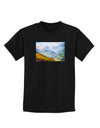 Colorado Fog Mountains Childrens Dark T-Shirt-Childrens T-Shirt-TooLoud-Black-X-Small-Davson Sales