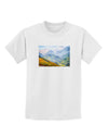 Colorado Fog Mountains Childrens T-Shirt-Childrens T-Shirt-TooLoud-White-X-Small-Davson Sales