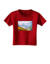 Colorado Fog Mountains Toddler T-Shirt Dark-Toddler T-Shirt-TooLoud-Red-2T-Davson Sales