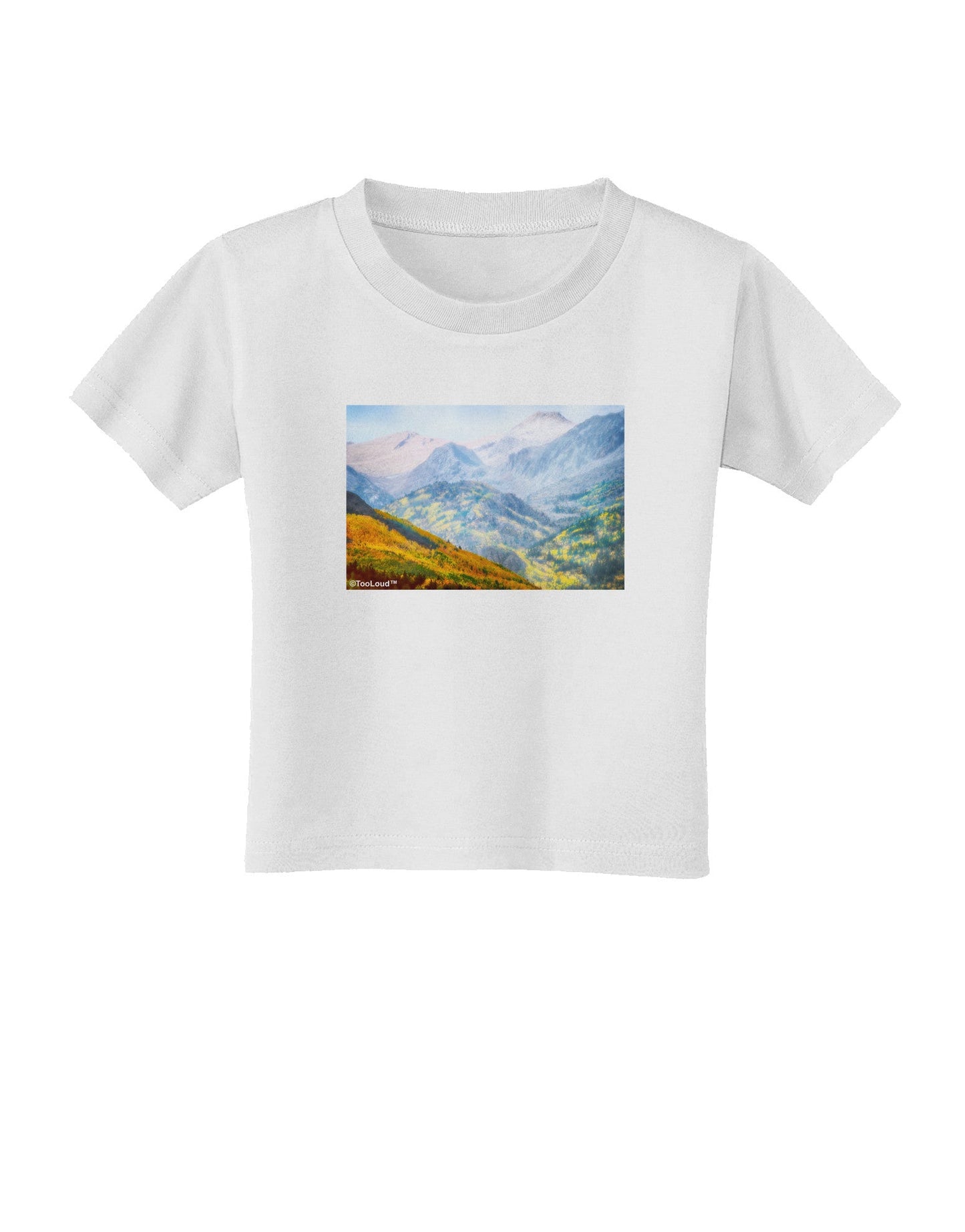 Colorado Fog Mountains Toddler T-Shirt-Toddler T-Shirt-TooLoud-White-2T-Davson Sales