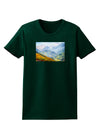 Colorado Fog Mountains Womens Dark T-Shirt-TooLoud-Forest-Green-Small-Davson Sales