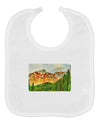 Colorado Forrest Watercolor Baby Bib