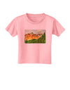 Colorado Forrest Watercolor Toddler T-Shirt-Toddler T-Shirt-TooLoud-Candy-Pink-2T-Davson Sales