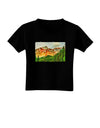 Colorado Forrest Watercolor Toddler T-Shirt Dark-Toddler T-Shirt-TooLoud-Black-2T-Davson Sales