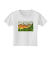 Colorado Forrest Watercolor Toddler T-Shirt-Toddler T-Shirt-TooLoud-White-2T-Davson Sales