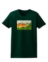 Colorado Forrest Watercolor Womens Dark T-Shirt-TooLoud-Forest-Green-Small-Davson Sales