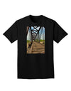 Colorado Landscape Bridge Adult Dark T-Shirt-Mens T-Shirt-TooLoud-Black-Small-Davson Sales