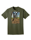 Colorado Landscape Bridge Adult Dark T-Shirt-Mens T-Shirt-TooLoud-Military-Green-Small-Davson Sales