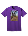 Colorado Landscape Bridge Adult Dark T-Shirt-Mens T-Shirt-TooLoud-Purple-Small-Davson Sales