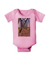 Colorado Landscape Bridge Baby Romper Bodysuit-Baby Romper-TooLoud-Pink-06-Months-Davson Sales