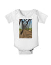 Colorado Landscape Bridge Baby Romper Bodysuit-Baby Romper-TooLoud-White-06-Months-Davson Sales