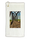 Colorado Landscape Bridge Micro Terry Gromet Golf Towel 11&#x22;x19-Golf Towel-TooLoud-White-Davson Sales