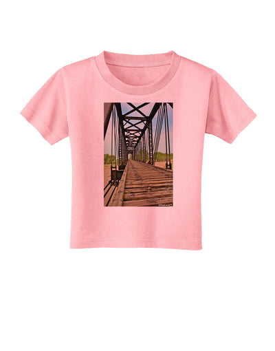 Colorado Landscape Bridge Toddler T-Shirt-Toddler T-Shirt-TooLoud-Candy-Pink-2T-Davson Sales