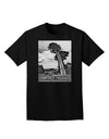 Colorado Landscape Monochrome Adult Dark T-Shirt-Mens T-Shirt-TooLoud-Black-Small-Davson Sales