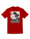 Colorado Landscape Monochrome Adult Dark T-Shirt-Mens T-Shirt-TooLoud-Red-Small-Davson Sales