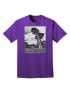 Colorado Landscape Monochrome Adult Dark T-Shirt-Mens T-Shirt-TooLoud-Purple-Small-Davson Sales