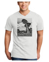 Colorado Landscape Monochrome Adult V-Neck T-shirt-Mens V-Neck T-Shirt-TooLoud-White-Small-Davson Sales