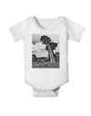 Colorado Landscape Monochrome Baby Romper Bodysuit-Baby Romper-TooLoud-White-06-Months-Davson Sales