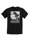 Colorado Landscape Monochrome Childrens Dark T-Shirt-Childrens T-Shirt-TooLoud-Black-X-Small-Davson Sales