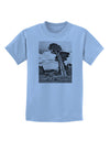 Colorado Landscape Monochrome Childrens T-Shirt-Childrens T-Shirt-TooLoud-Light-Blue-X-Small-Davson Sales