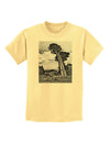 Colorado Landscape Monochrome Childrens T-Shirt-Childrens T-Shirt-TooLoud-Daffodil-Yellow-X-Small-Davson Sales