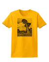 Colorado Landscape Monochrome Womens T-Shirt-Womens T-Shirt-TooLoud-Gold-X-Small-Davson Sales