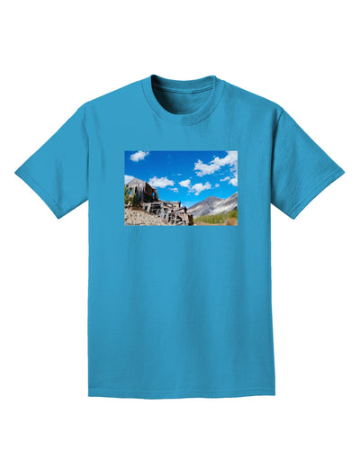 Colorado Landscape Ruins Adult Dark T-Shirt-Mens T-Shirt-TooLoud-Turquoise-Small-Davson Sales