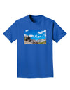 Colorado Landscape Ruins Adult Dark T-Shirt-Mens T-Shirt-TooLoud-Royal-Blue-Small-Davson Sales