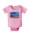 Colorado Landscape Ruins Baby Romper Bodysuit-Baby Romper-TooLoud-Pink-06-Months-Davson Sales