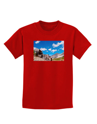 Colorado Landscape Ruins Childrens Dark T-Shirt-Childrens T-Shirt-TooLoud-Red-X-Small-Davson Sales